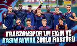 Trabzonspor’u Ekim Ve Kasımda Zorlu Fikstür Bekliyor