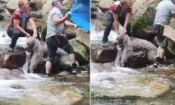 Çaykara’da Bozayıyı Mahalle Sakinleri Kurtardı