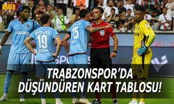 Trabzonspor'da Düşündüren Kart Tablosu!