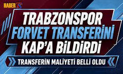 Trabzonspor Franculino Transferini KAP'a Bildirdi