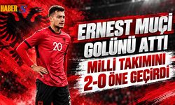 Ernest Muçi Arnavutluk Formasıyla Golünü Attı