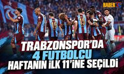 Trabzonspor’dan Haftanın 11’ine Dört Futbolcu