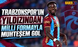 Trabzonspor'un Yıldızından Milli Formayla Muhteşem Gol
