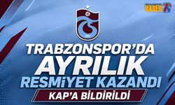 Trabzonspor'da Ayrılık Resmiyet Kazandı! KAP'a Bildirildi