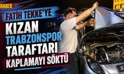 Fatih Tekke'ye Kızan Taraftar Kaplamayı Söktü
