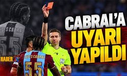 Sidny Cabral'a Kırmızı Kart Uyarısı