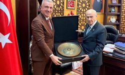Oktay Saral Ve Sarıalioğlu’ndan Bahçeli’ye Ziyaret