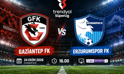 Gaziantep FK Erzurumspor Maçı Hangi Kanalda?