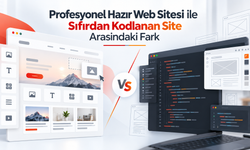 Profesyonel Hazır Web Sitesi ile Sıfırdan Kodlanan Site Arasındaki Fark