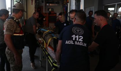 ERZİNCAN - Tunceli'de terör operasyonunda kayalıktan düşen güvenlik korucusu hastaneye kaldırıldı
