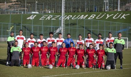 ERZURUM - Ampute Milli Futbol Takımı'nın Erzurum kampı sona erdi