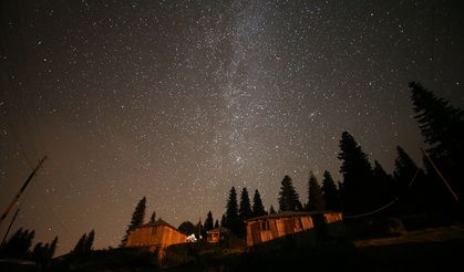 Giresun'da "yıldız fotoğrafçıları" Gölyanı Yaylası'nda bir araya geldi