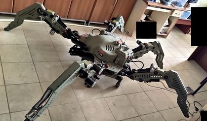 Hakkari Üniversitesi araştırma görevlisi "mini ekskavatör robotu" geliştirdi