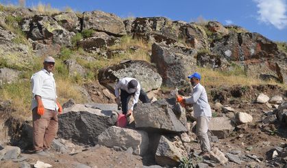 MUŞ - Geleneksel yöntemlerle çıkarılan "kevke taşı" çevre illere gönderiliyor