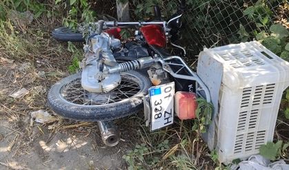 ADANA - Traktörle çarpışan motosikletin sürücüsü öldü