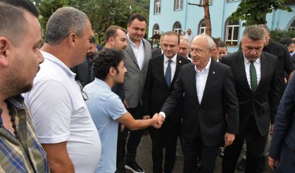 CHP Genel Başkanı Kılıçdaroğlu, Giresun'da fındık üreticilerini ziyaret etti