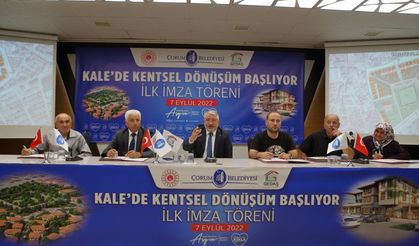 Çorum'da 95 dekar alanda kentsel dönüşüm projesi başlatılıyor