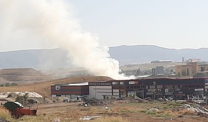 Çorum'da kontrplak fabrikasında çıkan yangın kontrol altına alındı