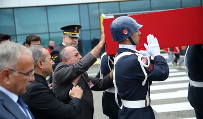 Şehit Piyade Uzman Çavuş Ümit Kesti'nin naaşı memleketi Ordu'ya getirildi