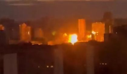 Ukrayna yanıyor! Başkent Kiev patlamalarla bir kez daha sarsıldı!