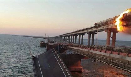 Rusya, Kırım'daki Kerç Köprüsü Patlama Sonucu Hasar Aldı