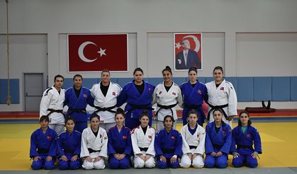 Avrupa Şampiyonası'na hazırlanan Kadın Judo Milli Takımı Trabzon'da kampa girdi