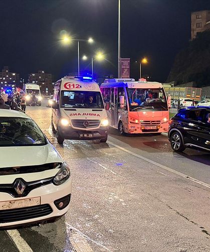 Trabzon'da Yayaya Otomobil Çarptı!