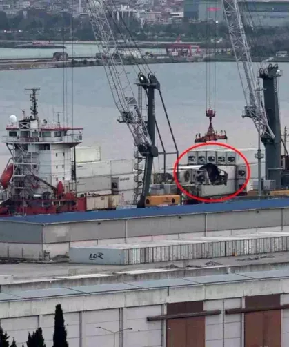 Dron Saldırısına Uğrayan Gemi Samsun Limanı’na Demirledi