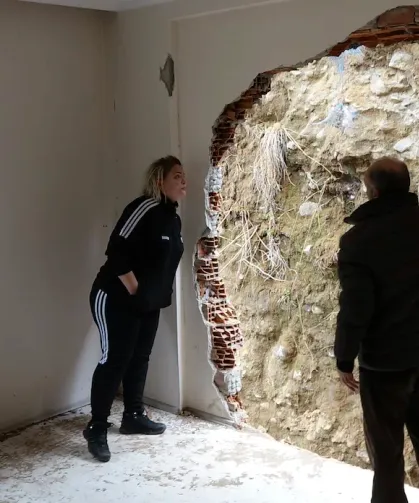 Heyelan Sonrası Apartmanda İnceleme Tamamlandı