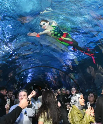 Trabzon Akvaryum’da Su Balesi Şöleni