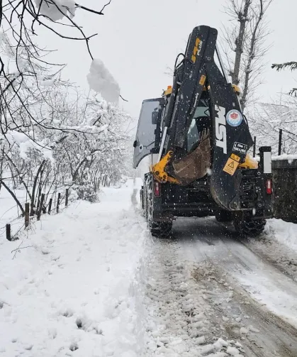 Trabzon'da Kar Seferberliği Başlatıldı