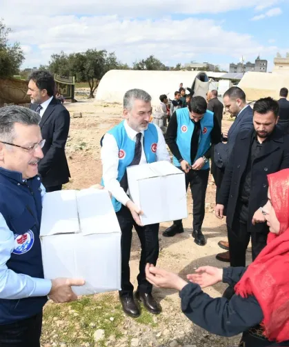 Trabzon Heyeti Suriye’de Savaş Mağdurlarıyla Buluştu