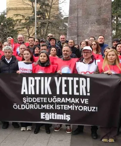 Okuldaki Öğretmen Saldırısına Tepki