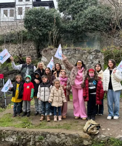 LÖSEV’li Çocuklar Trabzon’da Dizi Setini Ziyaret Etti