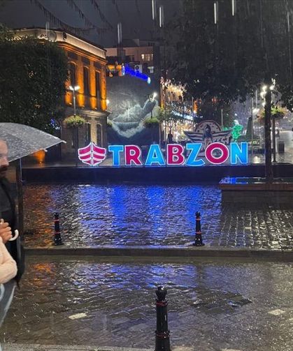 Trabzon’da Gün Boyu Sağanak Yağış Uyarısı