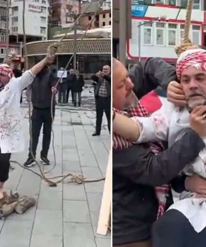 Artvin’de Protesto Sırasında Tehlikeli Anlar Yaşandı