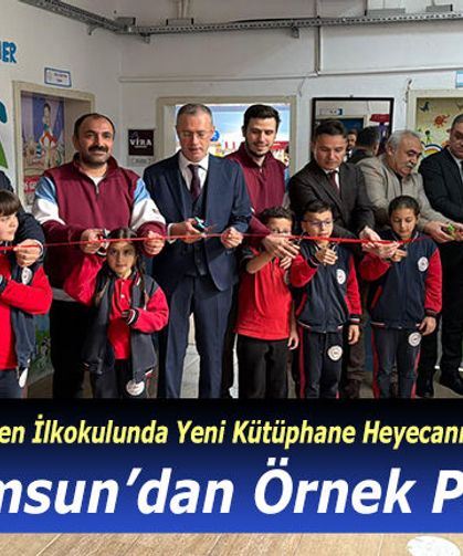 Şehit Zafer Gülseren İlkokulunda Yeni Kütüphane Heyecanı