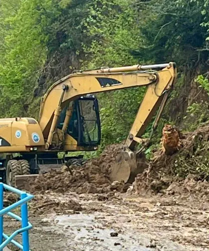 Trabzon Ortahisar’da Sel Ve Heyelan Sonrası Müdahale