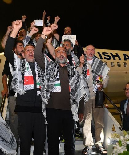 Sumud Filosu Aktivistleri İstanbul’a Getirildi