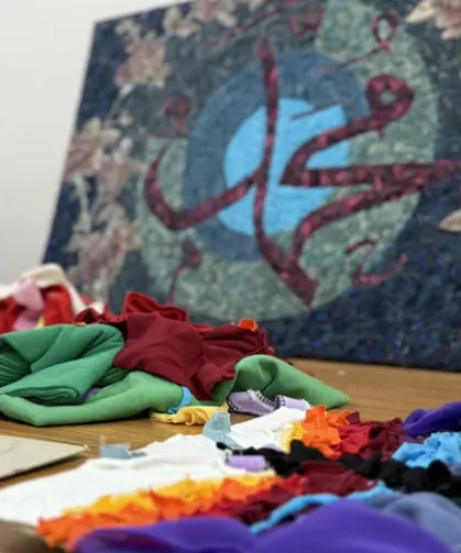 Trabzon’da Atık Kumaşlar Sanat Eserine Dönüşüyor