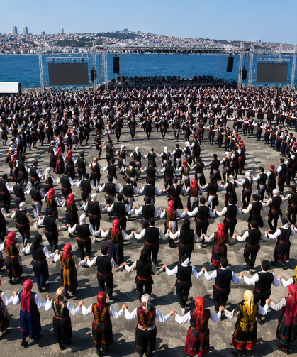 İstanbul'da 5 Bin Kişilik Horonla Dünya Rekoru Hedefi