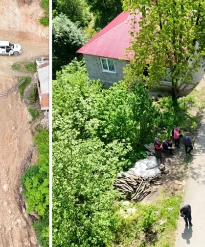 Bölgemizde Heyelan Riski Nedeniyle 21 Ev Boşaltıldı