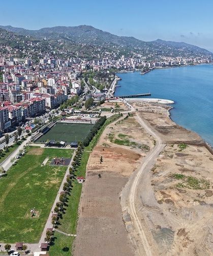 Akçaabat Sahiline Dev Yaşam Alanı Geliyor