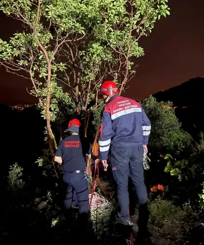 Trabzon'da Mahsur Kalan Vatandaş Kurtarıldı