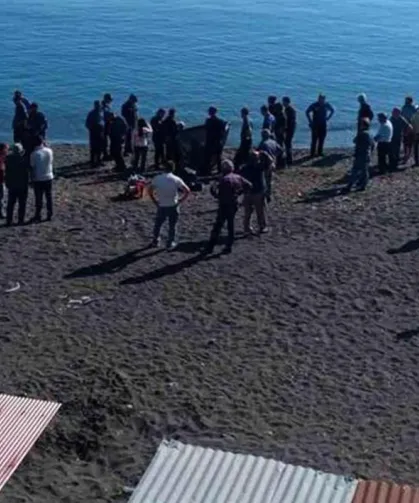 Trabzon'da Denize Giren İşçiden Acı Haber