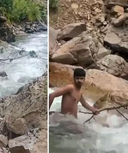 Uzungöl'de Dere Faciası Bir Turistin Hayatına Mal Oldu