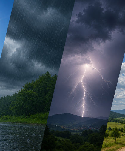 Meteorolojiden Sağanak Ve Kuvvetli Rüzgar Uyarısı