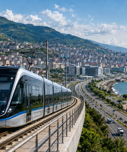 Trabzon Raylı Sisteminde Temel Atma Heyecanı