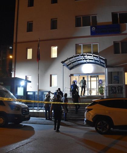 Trabzon'da Emniyet Bahçesine İHA Düştü