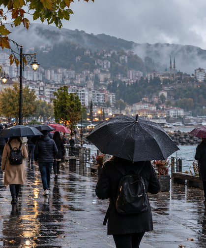 Trabzon’da 7 Gün Boyunca Yağmur Bekleniyor